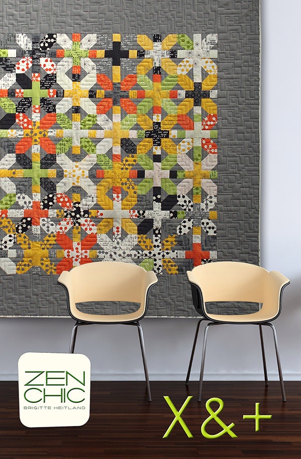 Zen Chic X and Plus Quilt Modern Quilting by PinkDoorFabrics