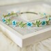 Newborn Headband Photo Prop - Shabby Chic Flower Headband, Newborn Photography Props