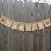 Mr & Mrs Brown Burlap Banner for home decor, weddings, bridal showers, engagement photos and more