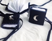 Of the Moon: Mini Leather Book Pendant Necklace