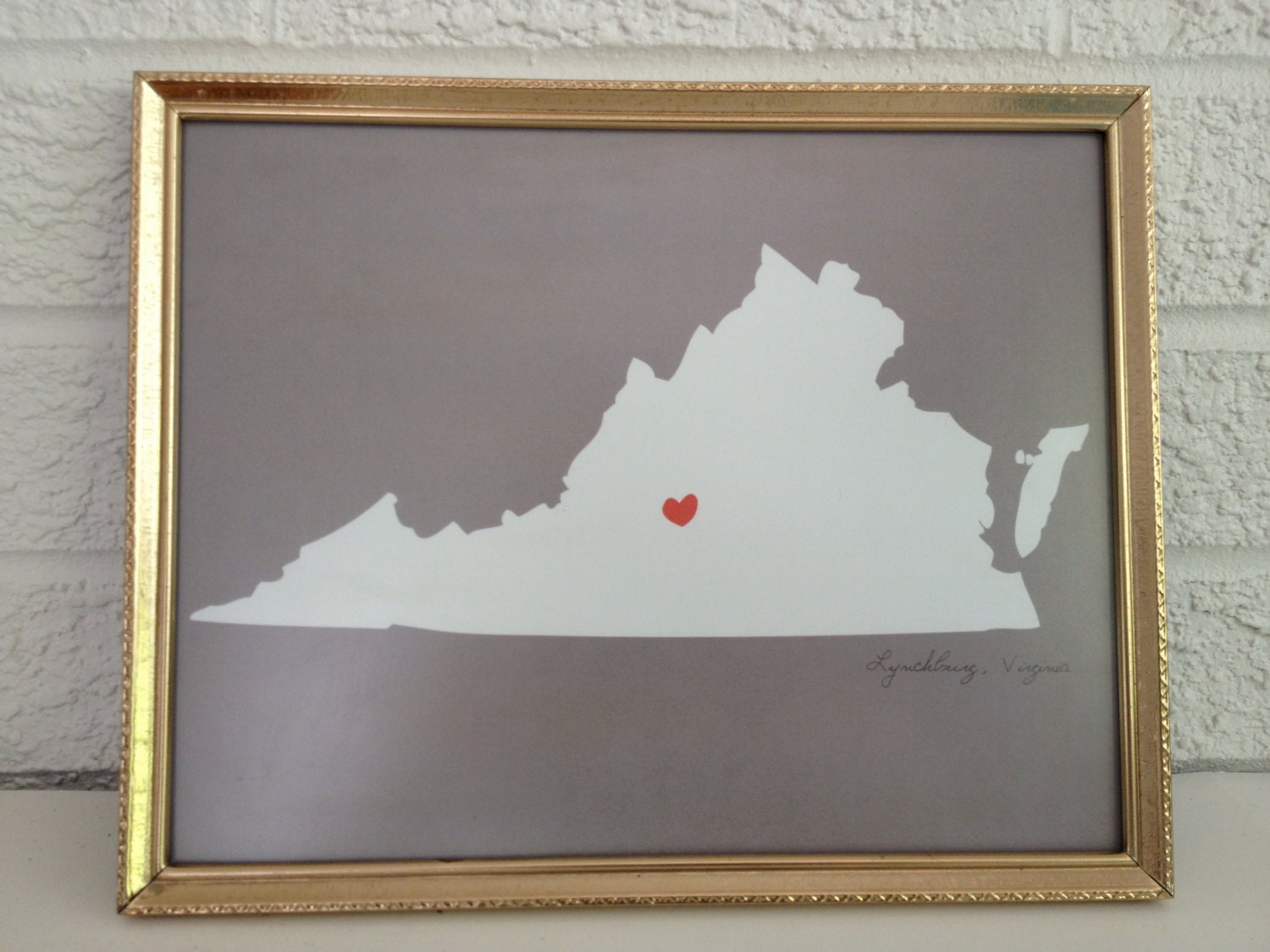 Custom City & State Art Print