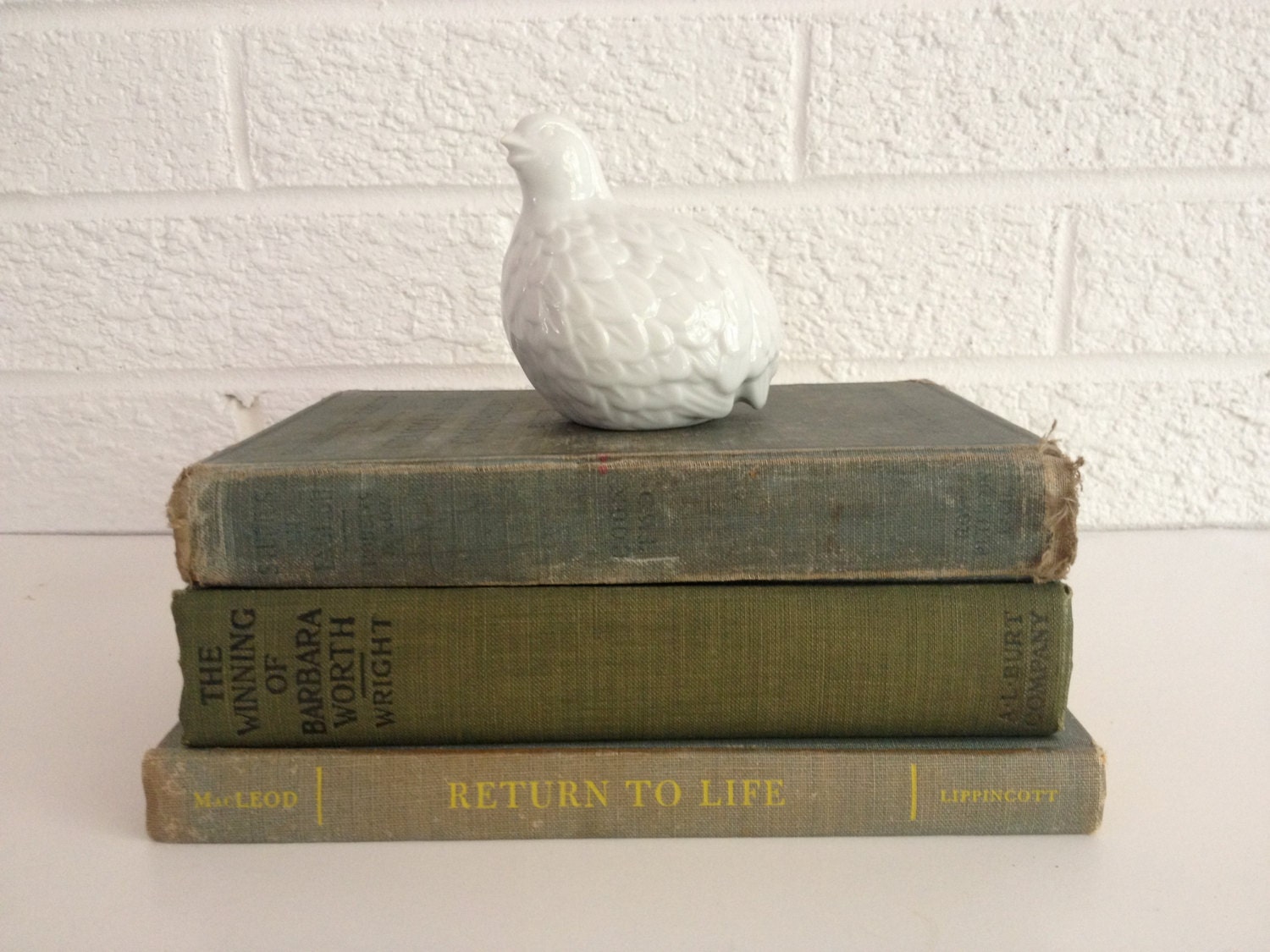 Vintage Blue & Green Book Collection