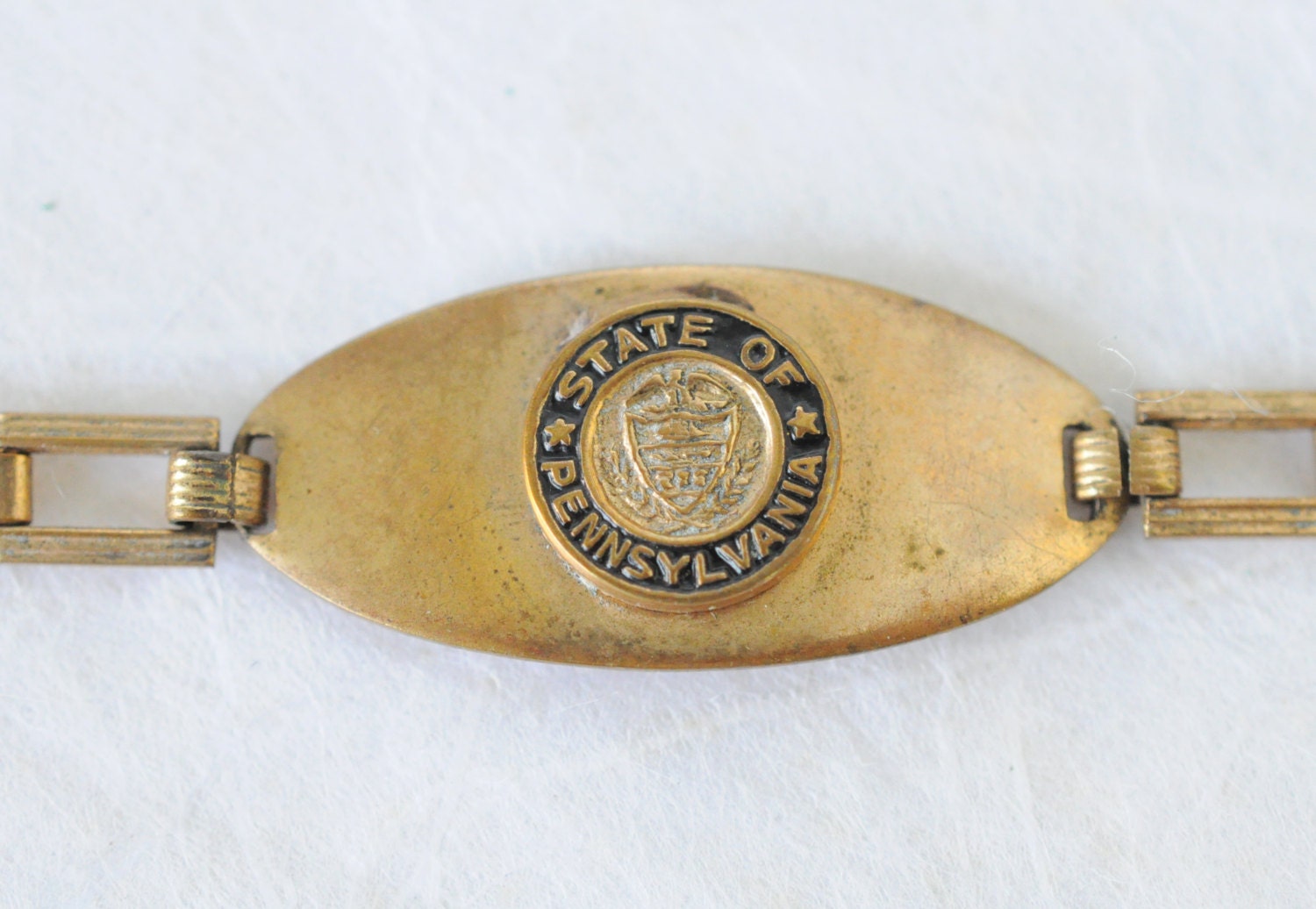 SALE/// 1940's vintage // State of Pennsylvania Bracelet