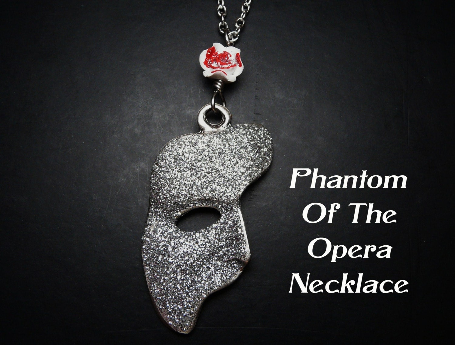 Phantom Of The Opera Necklace Sparkly Edition