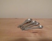 Vintage Aluminum Measuring Spoons Set