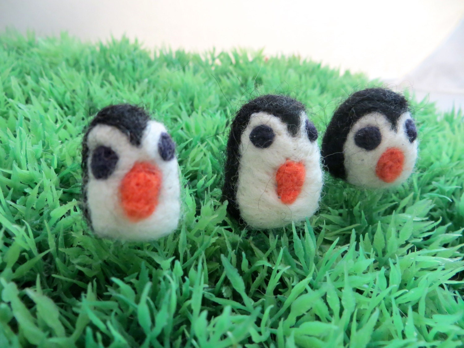 Penguin Mini Trio Soft Felt Animals