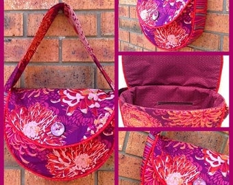 Bag Pattern - Piping Hot Curves Bag  pdf pattern