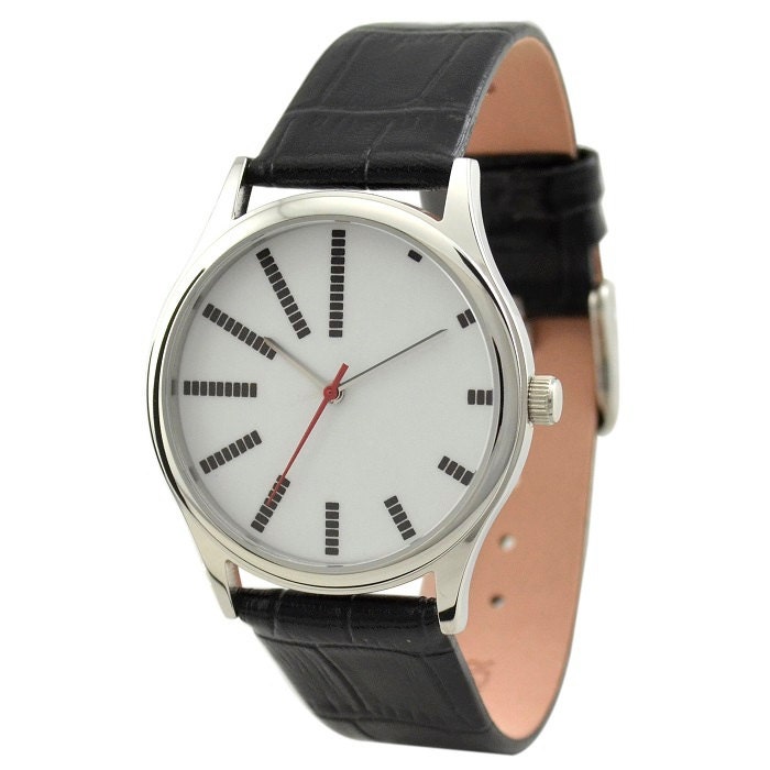 Dots tell time Watch (White)