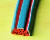 Watermelon Cane Set of 3- Triangle Cane Fimo Clay-Supplies