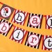 Red Fire Engine Birthday Party - DIY PRINTABLE Happy Birthday Banner - Instant Download - design by venspaperie - PS814CA1e