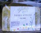 Honey Almond Clear Glycerin bar