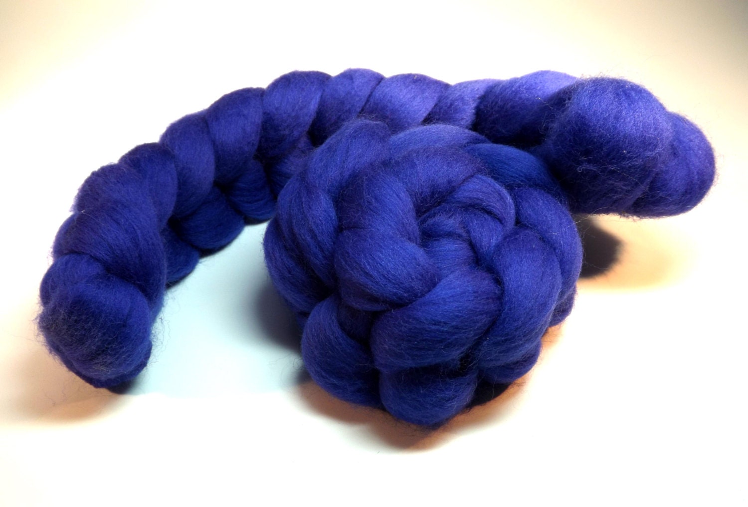 2 oz. "Sapphire" Superwash Fiber for Spinning, Weaving, etc