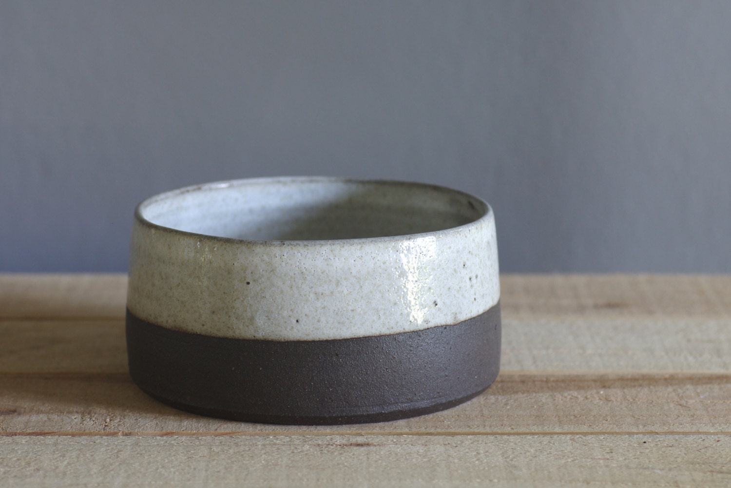 brown white pottery bowl modern pottery minimal modern rustic stoneware