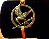 Mockingjay Charm Bracelet on Elastic Cord