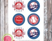 BASEBALL Party Logos - Baseball Party circles - Instant Download - Designs by WC Designs Il_170x135