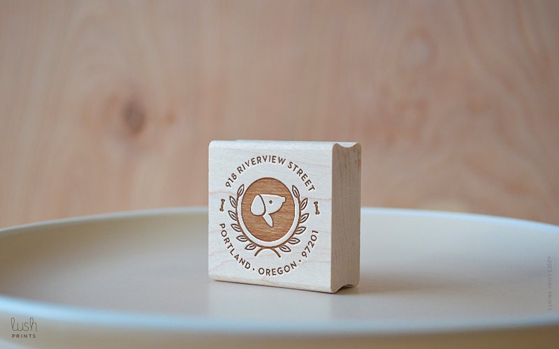 Dachshund - Personalized Address Stamp