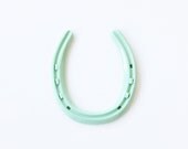 Cast & Crew Lucky HorseShoe in Mint / Seafoam