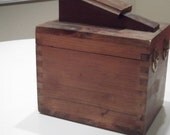Vintage Shoe Shine Box With Brushes Stafford Mid Century