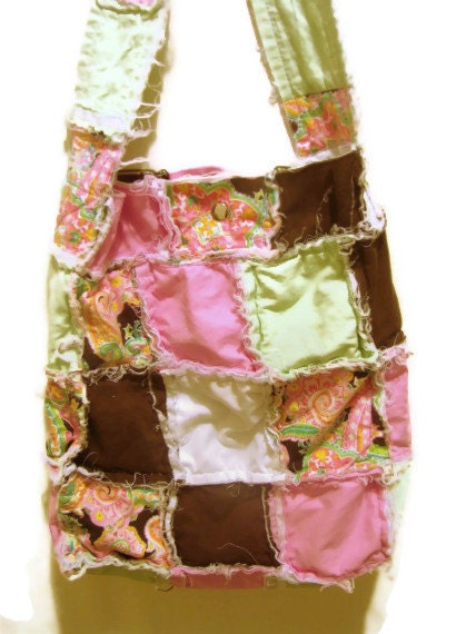 Pastel Rag Bag Tote Purse