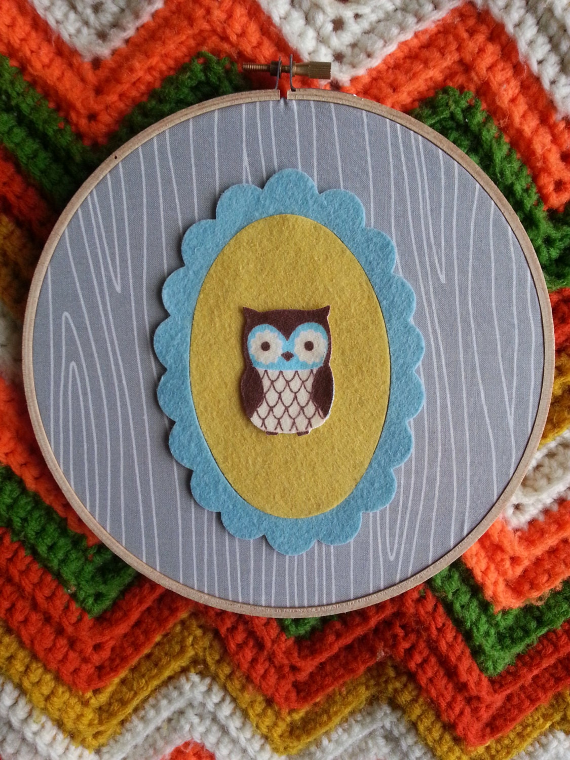 Oliver the Owl 7" Hoop