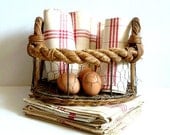Antique french towels.Tea towels .French kitchen towels .French linen towels.Kitchen cloths.Rustic.Easter.