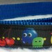 Ms Pac Man Dog Collar: Adjustable Ms Pac Man Collar, Gamer Collar 1 Inch collar on heavy duty nylon webbing