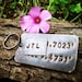 Personalized Keychain GPS Latitude Longitude Men Women Mother's Day Wife Girlfriend Dad Father's Day Husband Boyfriend Wedding Gift