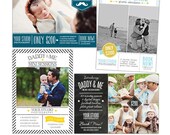 INSTANT DOWNLOAD - Father's Day Photography Marketing boards - Photoshop template - E829