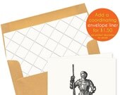 Envelope Liner - Coordinates with MY KNIGHT Greeting Card