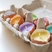 Easter Candles - Real Eggshells Candles Set Of 10 Vegetable Wax Candles Eco-friendly