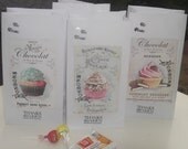 Shabby Chic Party Favor Bag-Wedding Favour Bag-Holiday Sweet Bag-Anniversary Favor Bag-Occasion Favor Bag-Gift treats Bag-Gift Bag-Decor