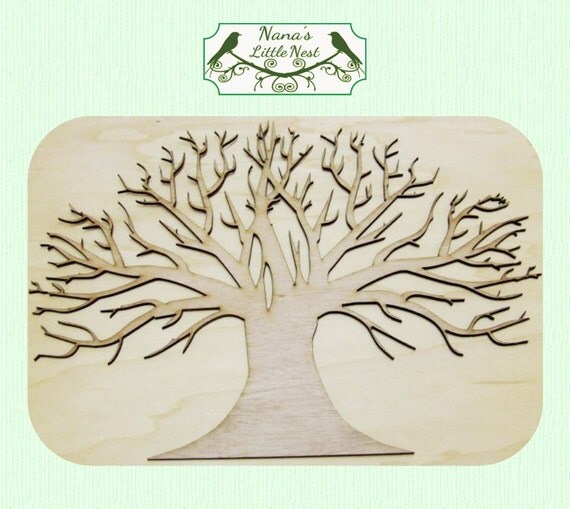 Tree Wood Cut Out Laser Cut