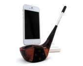 Vintage Wooden Golf Club iPhone 5 Dock