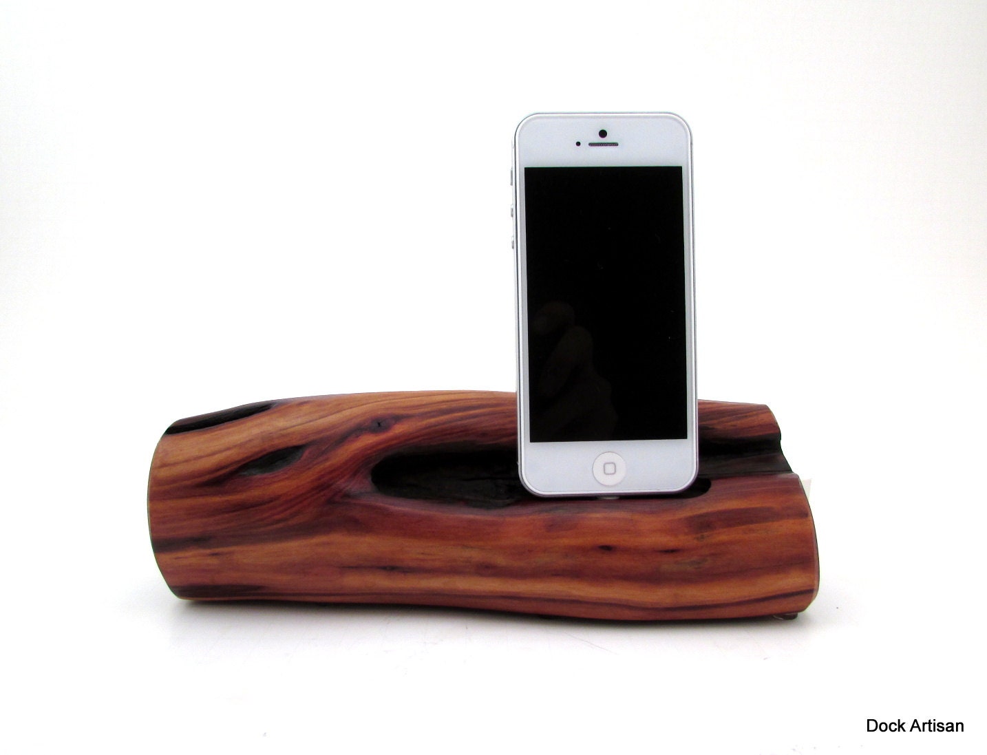 iPhone 5 Dock in Mazanita Wood