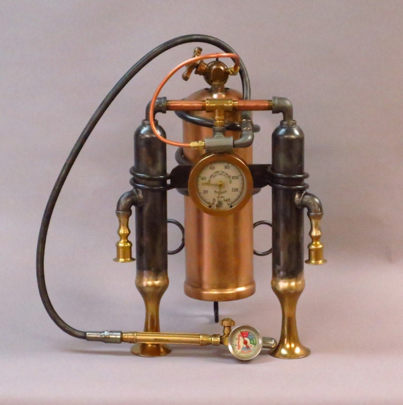 Steampunk Rocket Pack and Clock