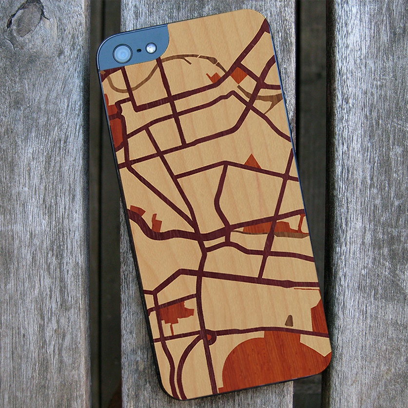 Berlin Wood-Inlay iPhone Back