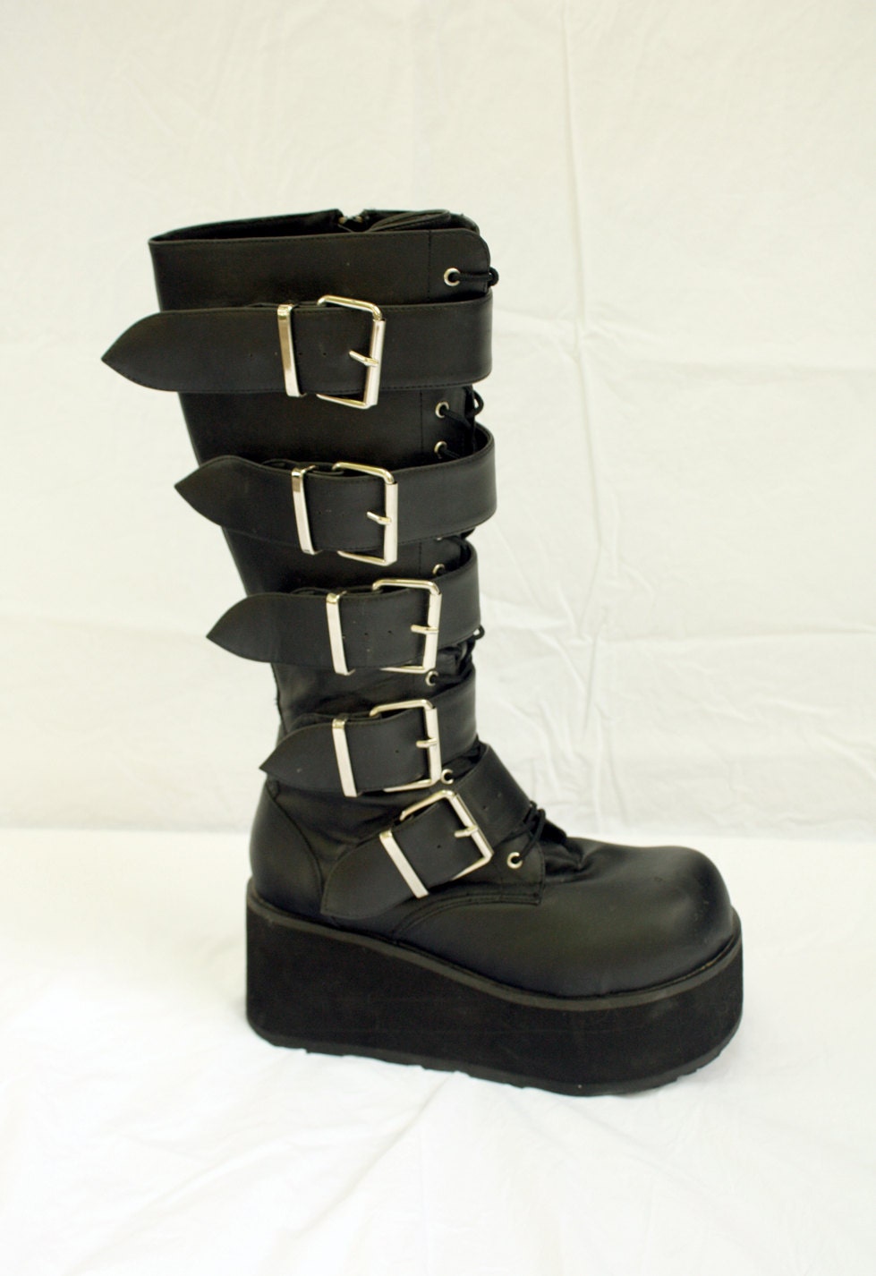 Demonia Black Platform Goth Boots