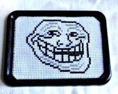 Rage Faces Troll Face Cross Stitch Meme Fridge Magnet