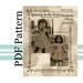 PDF PATTERN KDD10 "Forties Fashion" -An Original KeepersDollyDuds Design, Fits American Girl Doll