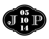 Custom Wedding Monogram / Logo -- Elegant Vintage No. 12 Collection