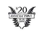 Any Print in our Shop, in size 11"x14"