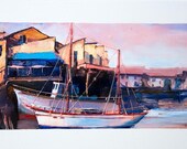 SAN FRANCISCO 2013  Original Oil Painting on Canvas 20x10      250.00
