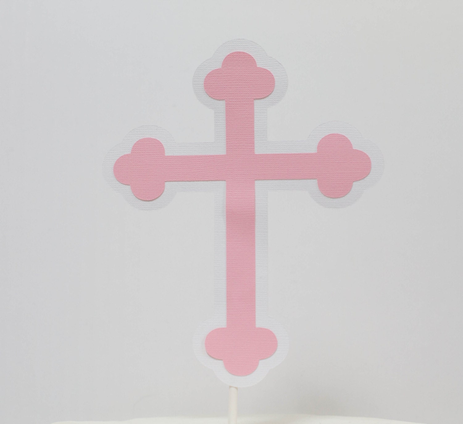 Pink Cross Cake Topper Il_570xn