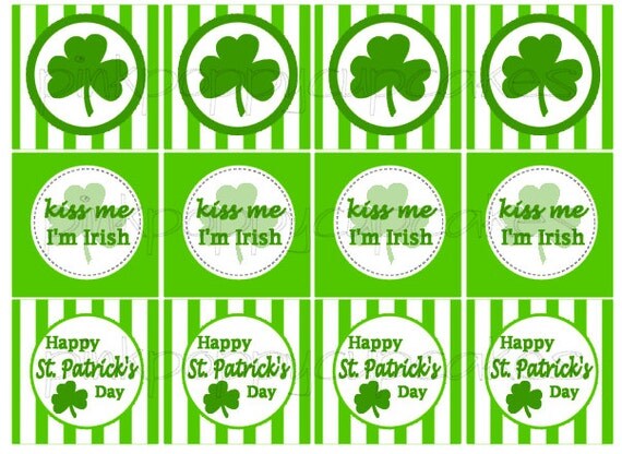 Printable DIY St. Patrick's Day Cupcake Toppers Il_570xn