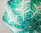 Art Umbrellas Brollies - Green Botanical Rainy Day Outfit - ONE Custom Fine Art Photography Fashion Print Umbrella