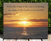 Bible Verse Scripture Wall Art Landscape Photography Psalm