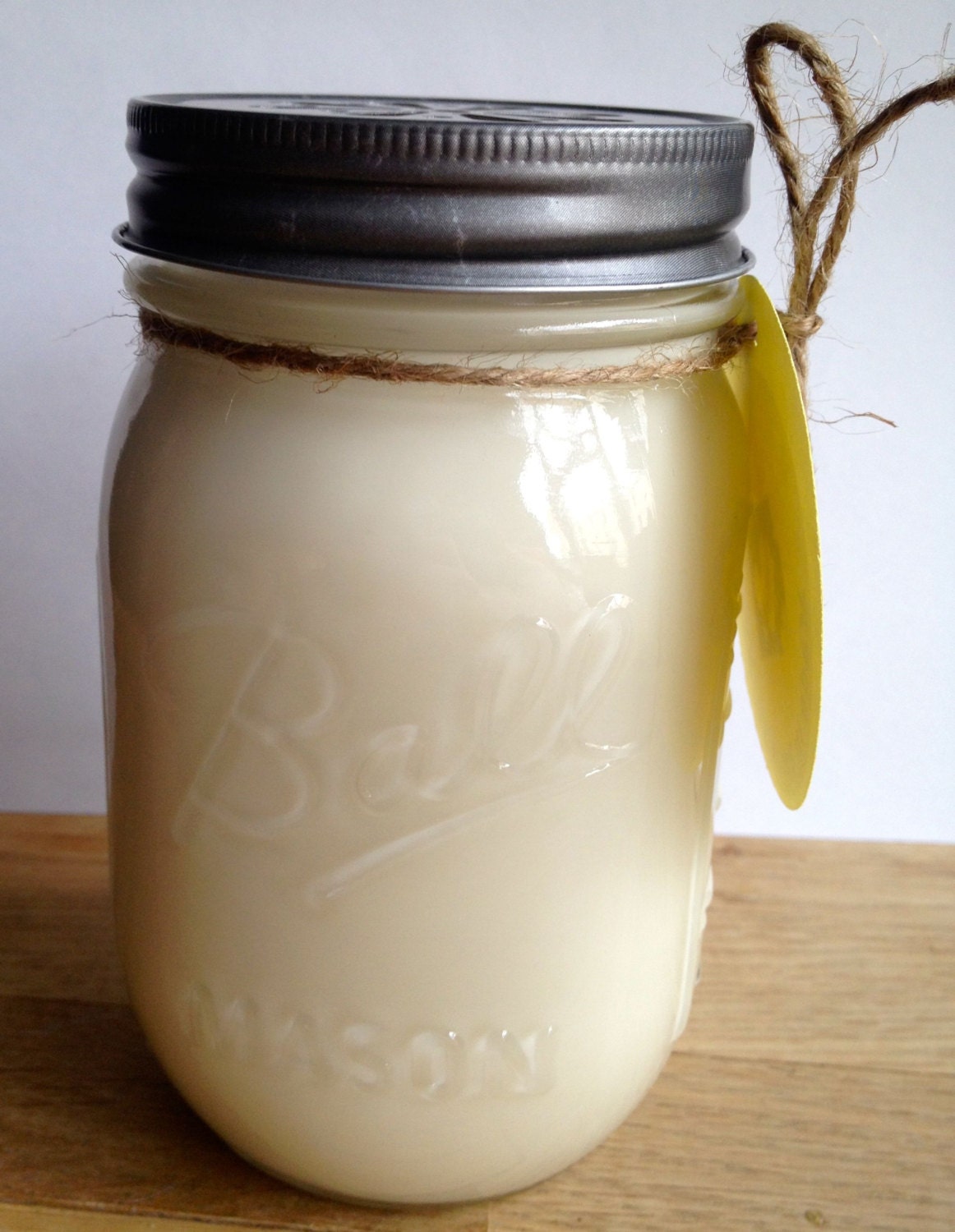 Gardenia Flower Soy Candle 16oz Ball Jar