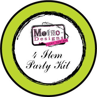 4 Item Party Kit - Buyers Choice Il_570xn