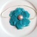Baby headbands, Turquoise lace baby headband, Teal, Headbands, Spring, Toddler headbands, Elastic headband, Baby Girl Hair Accessories