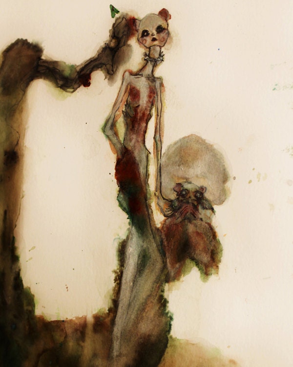 EAT, an 8x10" Print By: Allison Harvard